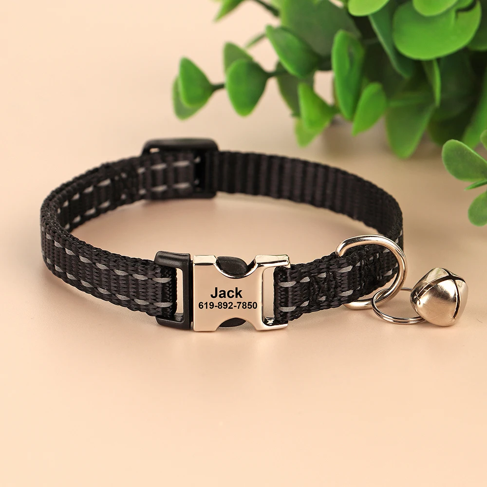 Title 12, Personalized Cat ID Collar Anti-lost Puppy Cats...