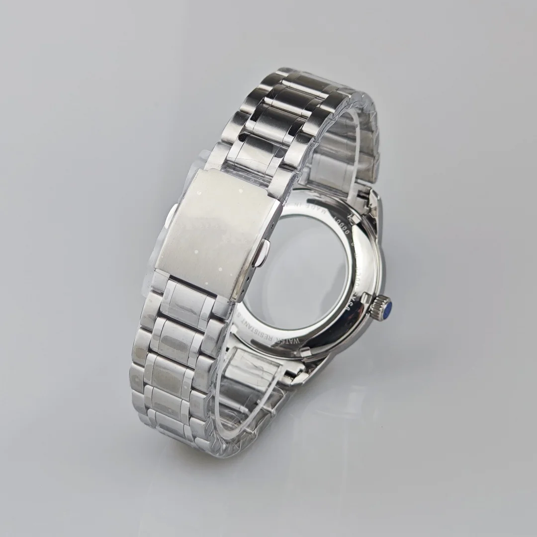 39.5mmシルバー時計ケース、35mm文字盤対応、セイコー グランド NH35