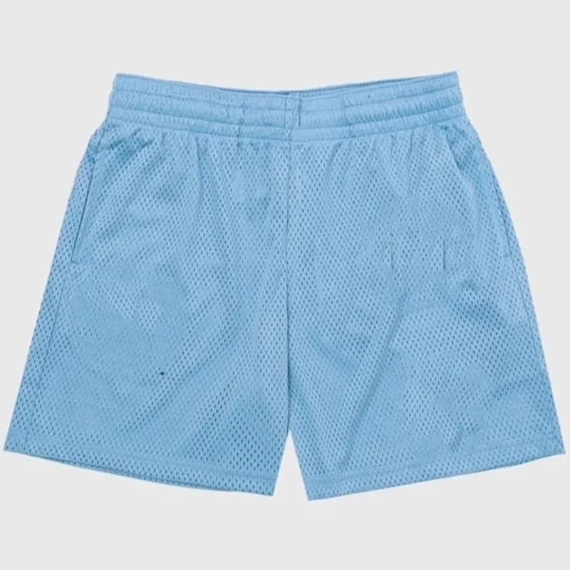 NEW 2023 Muscle Fitness Shorts Mesh Quick-drying Breathable Sports Basketball Shorts Running No Logo Gym Custom logo 5