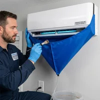 Kit de nettoyage de climatiseur en PVC, avec outils et accessoires, pour climatiseur mural split 1-1.5P 5