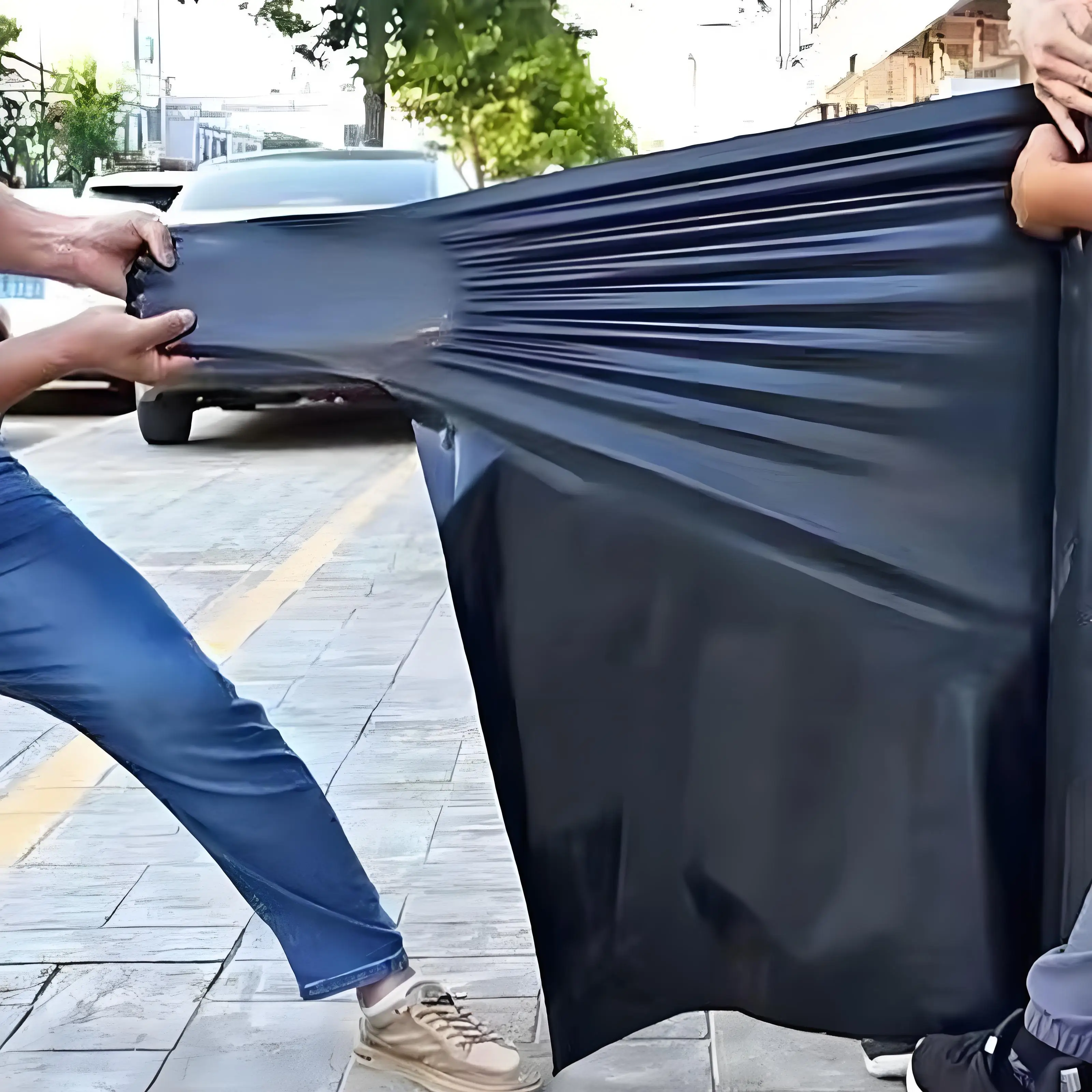 HDPE geomembrane Anti-seepage membrane Waterproof geotextile Fish Pond Liner animal husbandry aquaculture Garden Landsc Pond 3