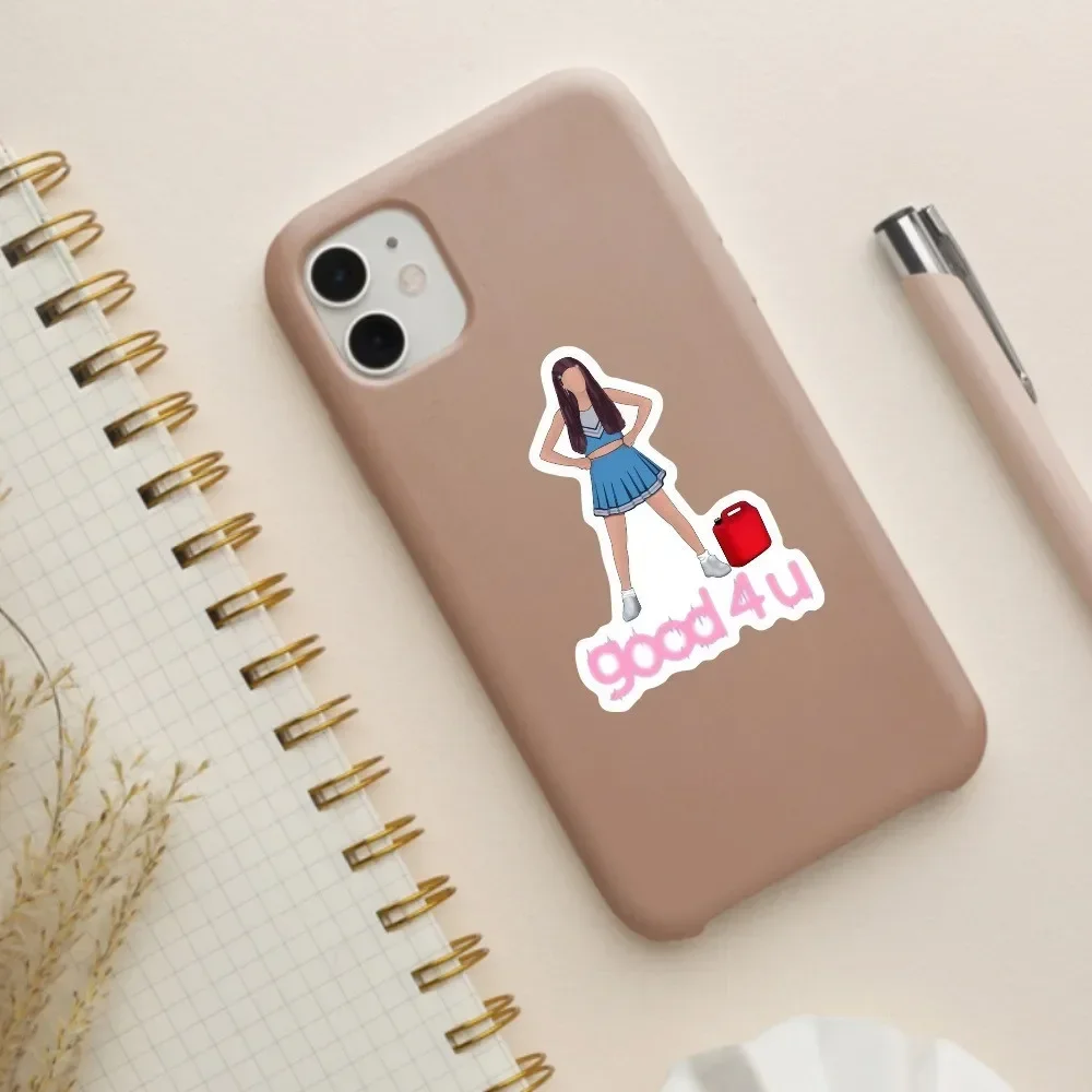 Decorative Stickers 50Pcs Olivia Isabel Rodrigo Originality Singer Star Laptop/skateboard Theme Party Waterproof