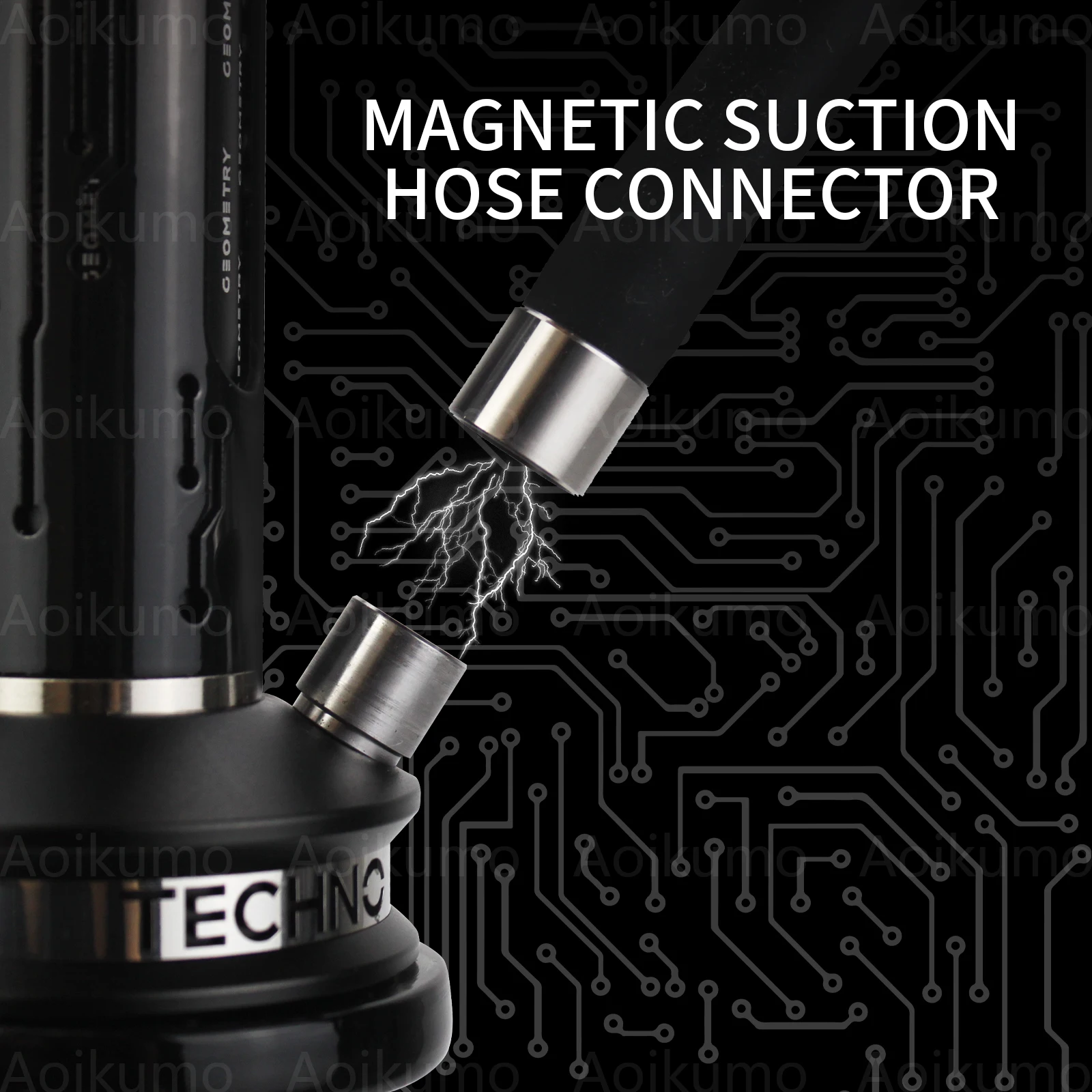 Geometry Hookah Techno with Silicone Hose Metal Tray Shisha Narguile Sheesha Chicha Cachimbas Hookah Geometry
