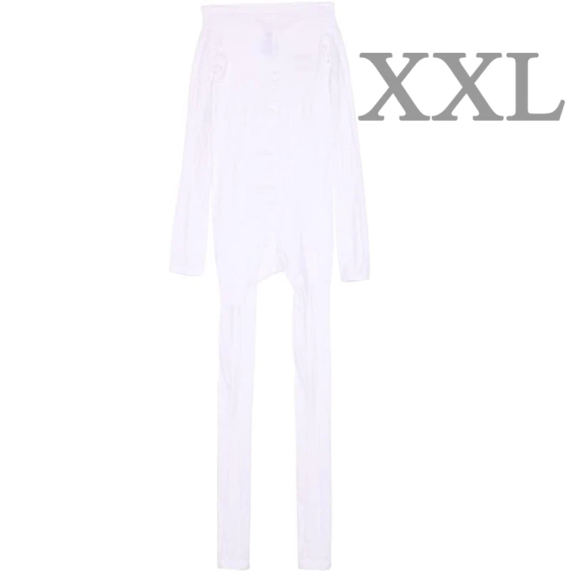 5 Stück Einweg-Bodysuit-Body-Anzug für Vakuumwalzen-Schlankheits-Massage geräte Zubehör & Teile Shaper Shaping White M L XL – Detail 9