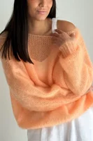 Women'S Casual Sweater   Soft  Comfortable Off Shoulder Pullover in Light Blue Perfect for Spring Fall  Casual Attire Casual S - Image 5