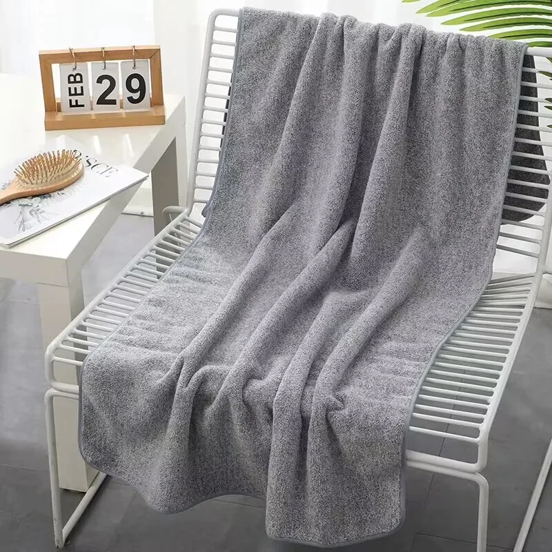 Microfiber Towel Bath Towel 1 sports towel thickened fitness coral velvet beach highly absorbent soft coral hair facial towel bathroom ultra-fine fiber
