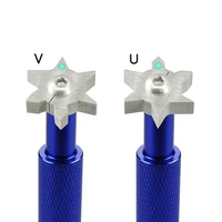 Pack 1 Pcs Golf Groove Tool Iron Wedge Club Groove Sharpener Cleaner 6 color Golf Club Clear Tool U V Blade Accesories Drop Ship 2