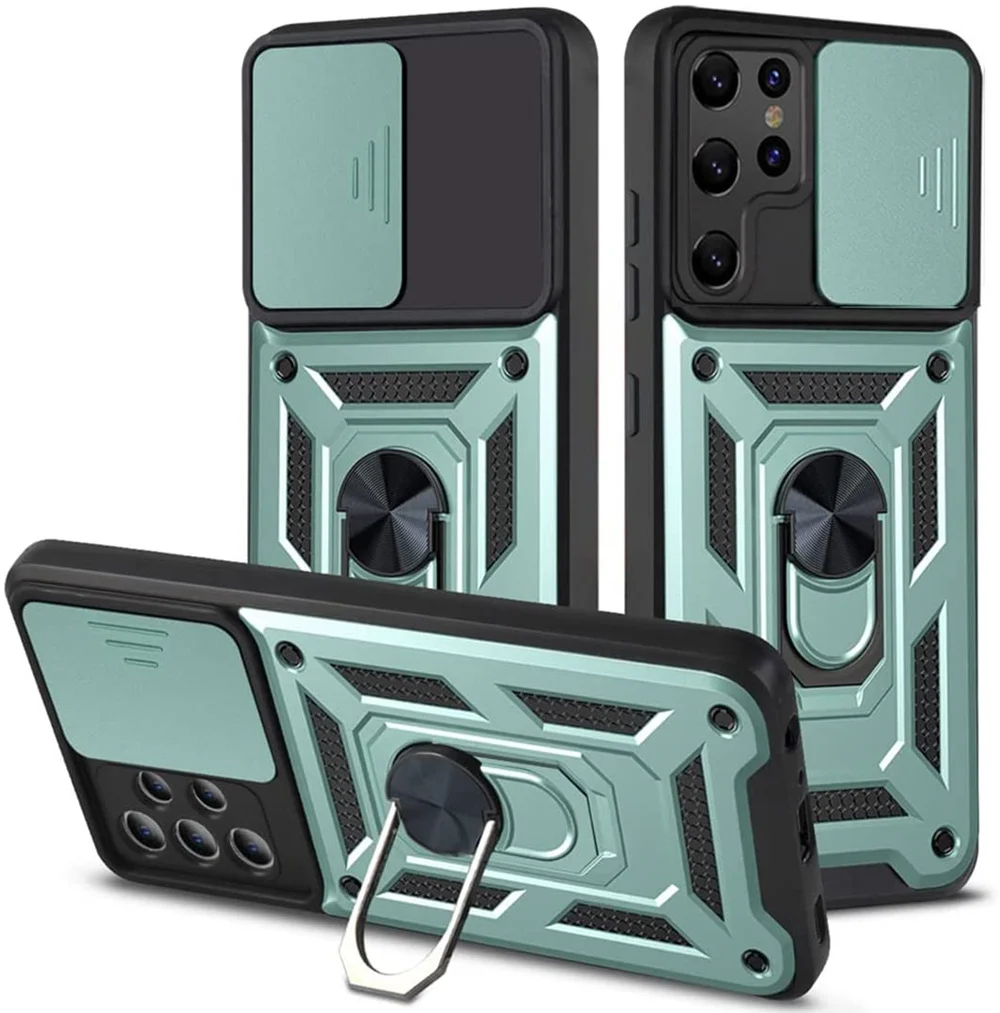 Per Samsung Galaxy S22 S22 Plus S22 Custodia Ultra Anello Supporto Armatura Copertura Anticaduta Protezione Fotocamera Capa Per S22Ultra S22Plus S22 +