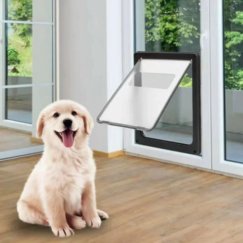Pet Door Free Entry Dog Hole Cat Door Fenced Access Bidirectional