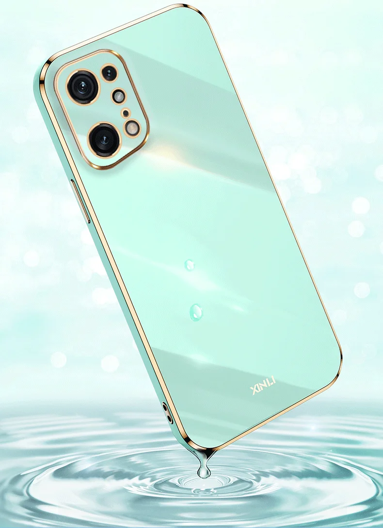 Funda For Oppo Find X5 Pro Case Tyylikäs pinnoitettu puhelimen kuori Oppo Find X5 Lite Case Ylellinen Pehmeä Silikoni Iskunkestävä B_voghion.com