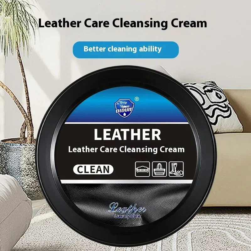260g Leather Furniture Care Products Leather Cleaner Leather Bag & Sofa Maintenance Leather Paste Car Leather Anti-aging Cleaner