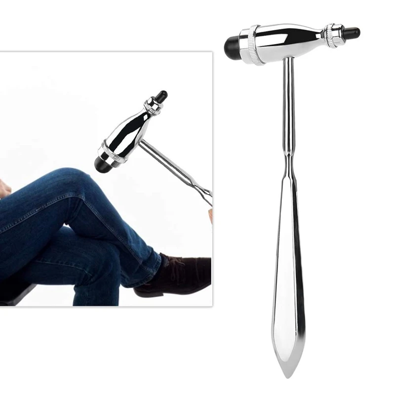 Neurological Hammer, Zinc Alloy Percussion Hammer Neurological Reflexs Diagnostic Mallet Medicals Examination Hammer 6