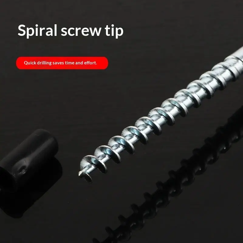 1개 아이스 낚시 쉘터 앵커 드라이버 도구, 수동 아이스 앵커 드릴 어댑터, 아이스 쉐이크 스테이크용 나사 설치 도구