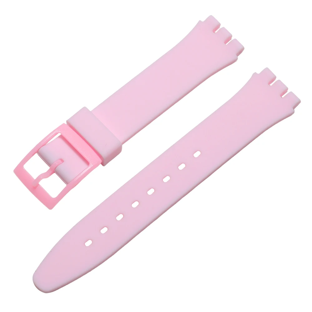Colorful Silicone Sports Watch Strap - Durable Rubber Replacement Band