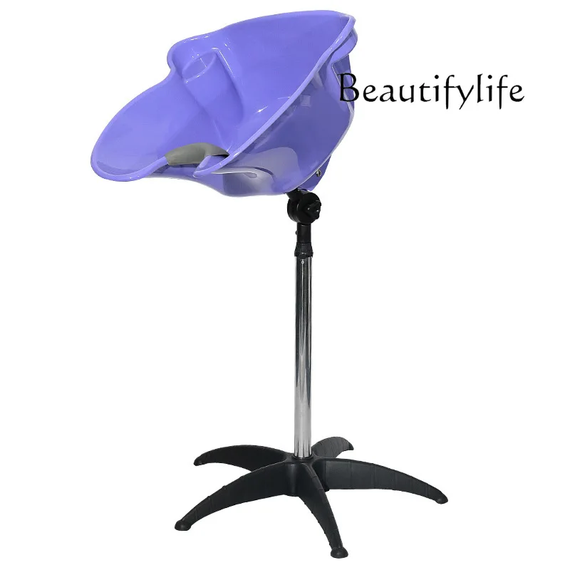 

Salon Barber Shop Household Sitting Shampoo Pots Adjustable Pregnant Women and Elderly Shampoo Basin
