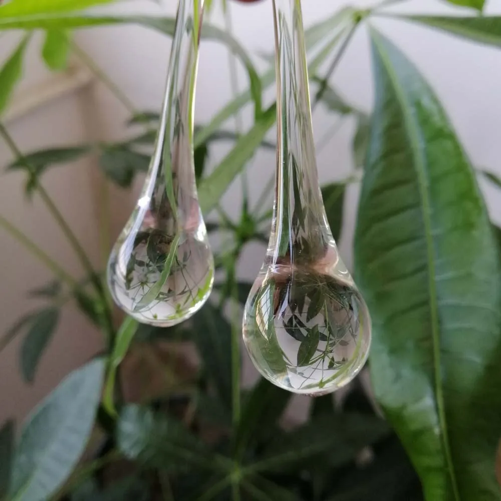 20x80mm Clear Raindrops Crystal Chandelier Lamp Glass Hanging Pendants Beads Curtain Accessories Hanging Decor Parts DIY 10PCS chandelier crystal drops crystal beads
