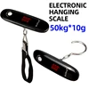 110lb/50kg Portable Electronic Hand Luggage Scale LCD Digital Display Balance Scale Suitcase Travel Weighs Baggage Weight Tool