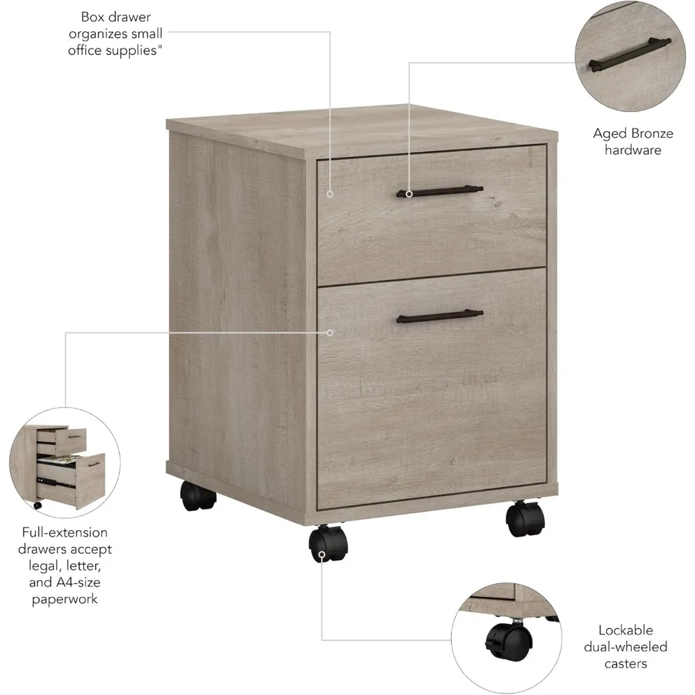 key west 2 drawer mobile file cabinet, rolling file cabinet for home office