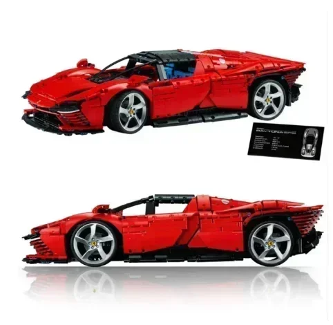 

NEW Technical Compatible 42143 Ferraried Daytona SP3 Supercar Building Blocks Car Model Bricks for Adult&kidsChristmas gifts