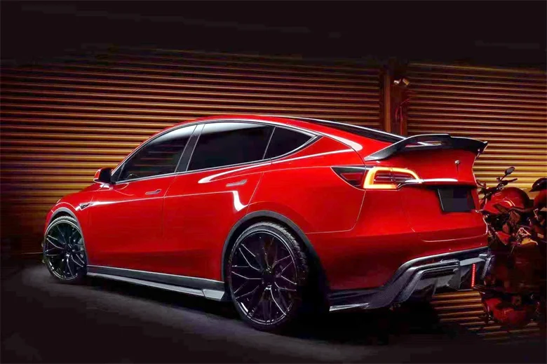 SD Carbon Rear Diffuser For Tesla Model Y / Performance