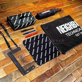 스팟 NEIGHBORHOOD NBHD 인쇄 야외 가정용 PVC 방습 방수 휴대용 보관 티슈 박스 세트