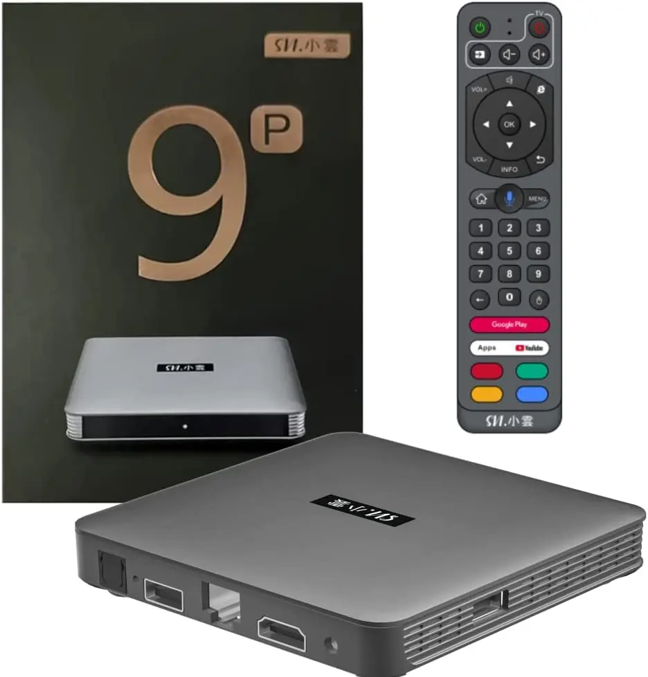 2023 Svicloud 9P Android TV Box 4+64GB Smart AI Voice Remote Ultra HD 2