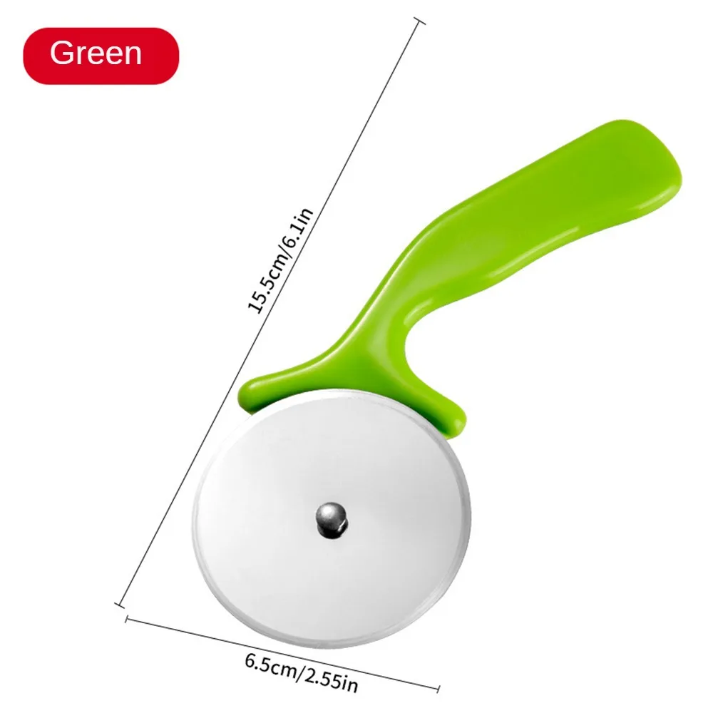 Stainless Steel Pizza Cutter Professional Pizza Cutter Wheel With Anti-Slip Handle For Waffles Cookies Pastry Accessories pizza cutter roller cutter