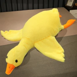 Giant Kawaii Brown Duck Plush Toy - Soft Hugging Pillow and Adorable Party Gift - 190cm (Yellow)