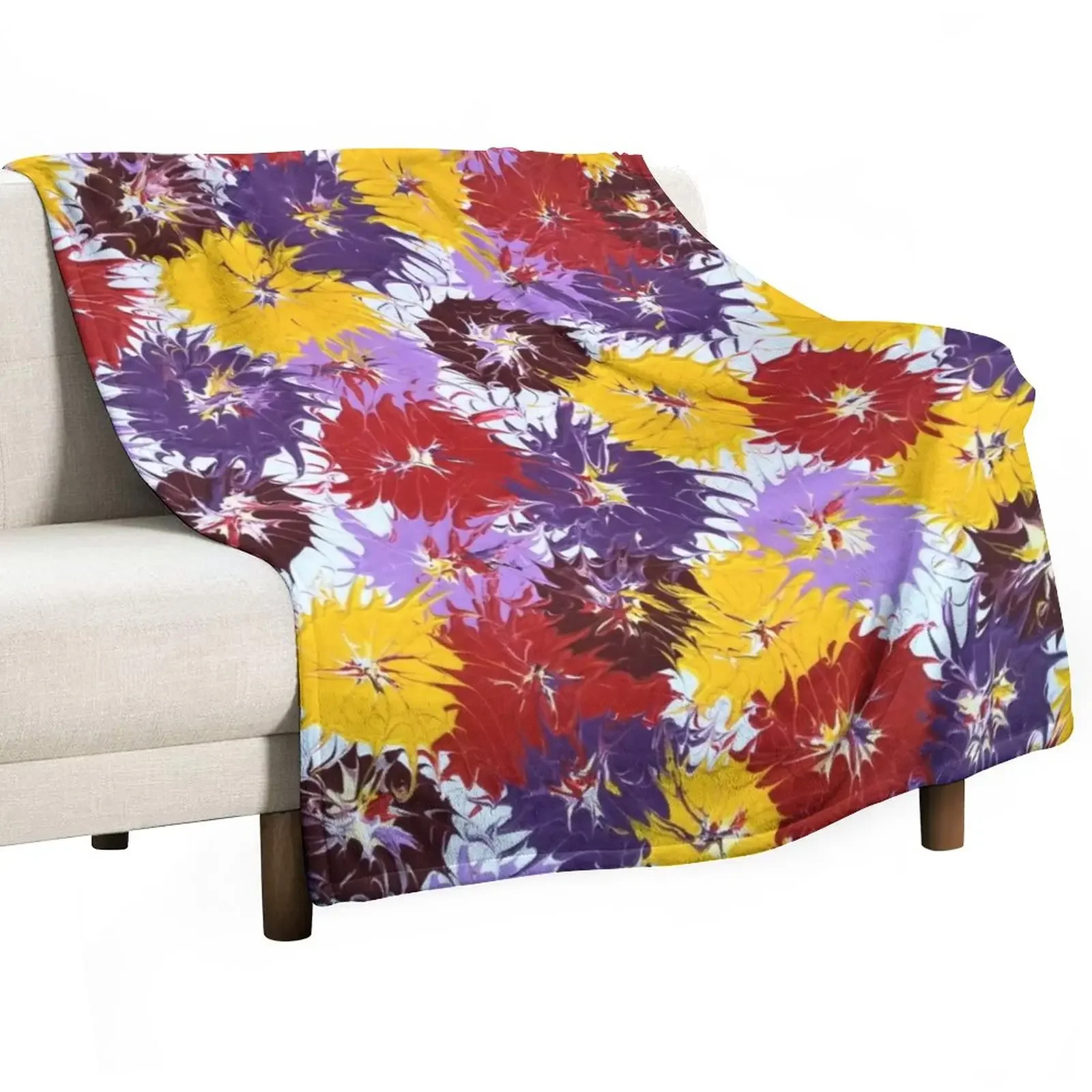 

Flower Patch 4 Throw Blanket manga For Baby For Decorative Sofa Luxury Throw Blankets