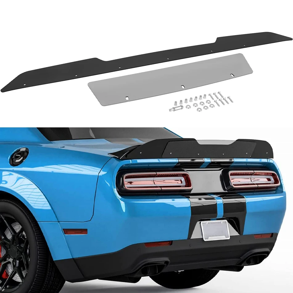 MX Rear Wickerbill Spoiler For Dodge Challenger SRT RT SXT 2008 2014