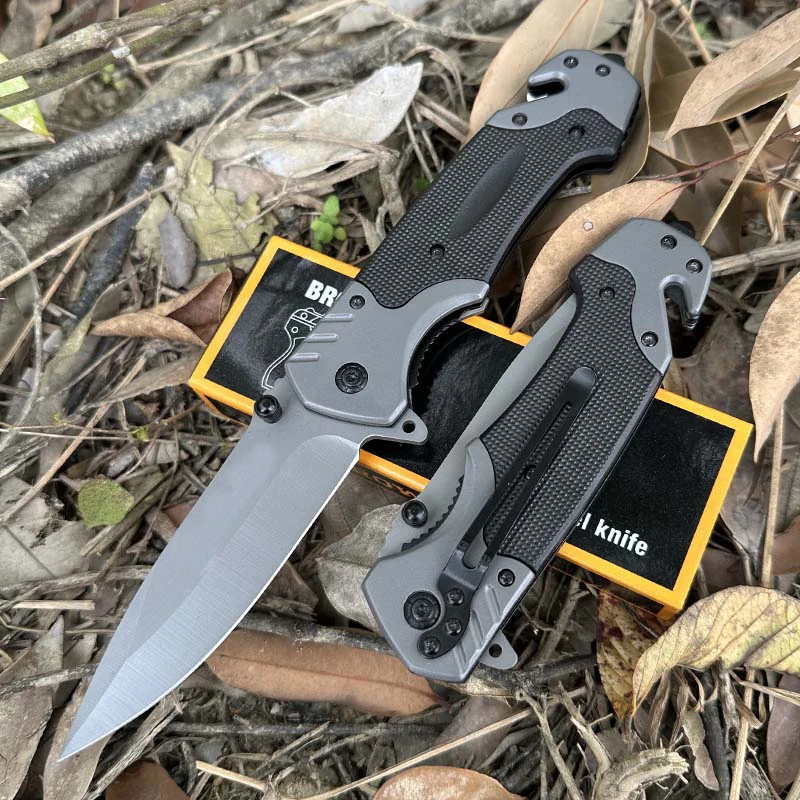 TacticalFoldingKnifeSelfDefenseSurvivalPocketKnifeEDCMens