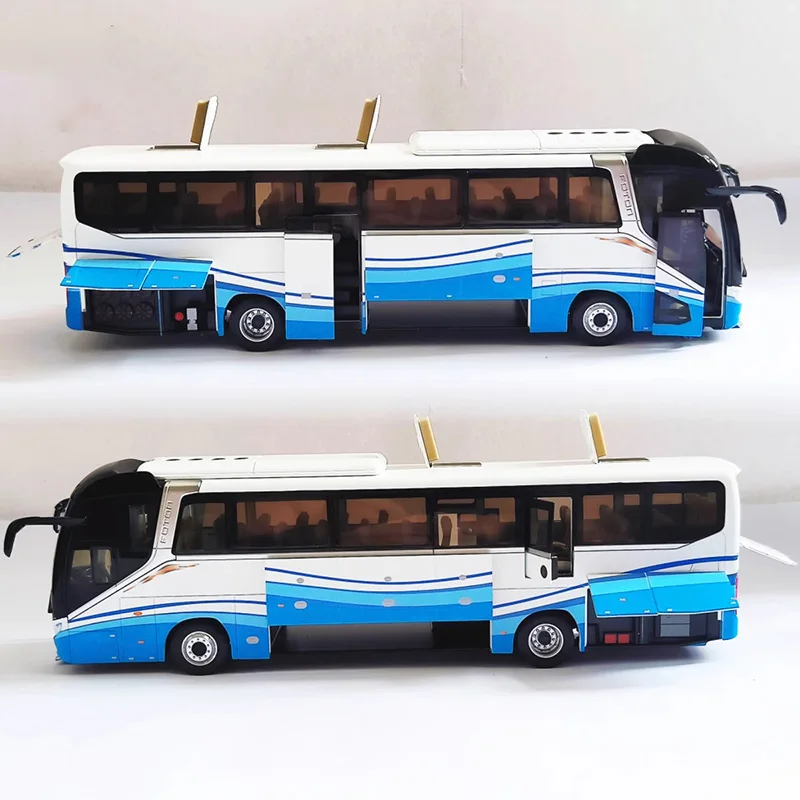 1:36 Scale Foton Ohui BJ6122 Tourist Bus Alloy Vehicle Model