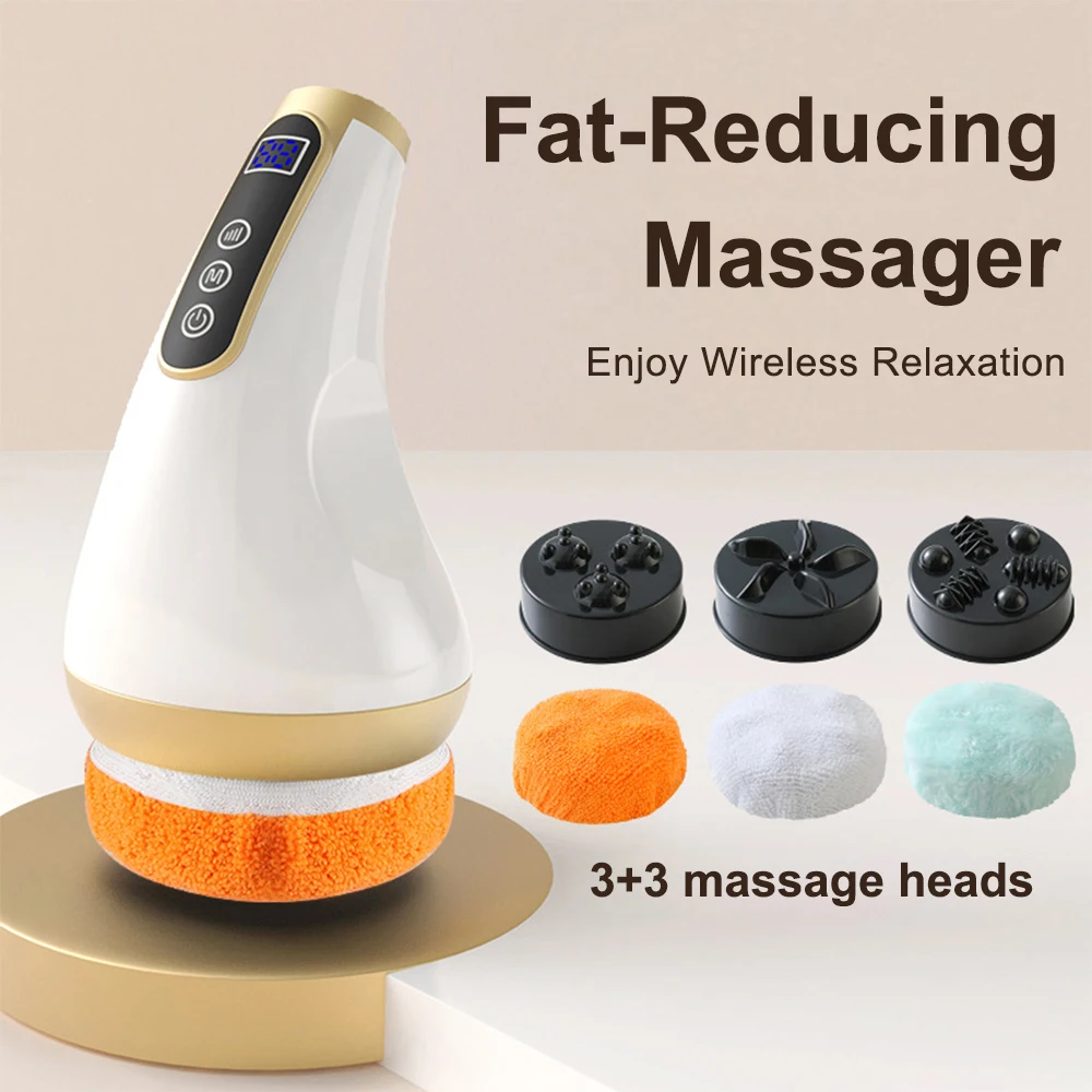 Electric Anti-Cellulite Massager Vibration Fat Slimming Body Shaping Massage Instrument Relaxing Muscle Back Neck Weight Loss