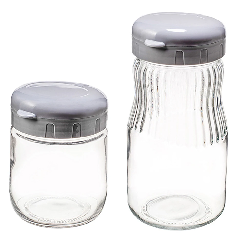 Japanese Style Glass Sealed Jar Home Pickle Jar Snack Dried Fruit Jar Glass Grain Can Kitchen