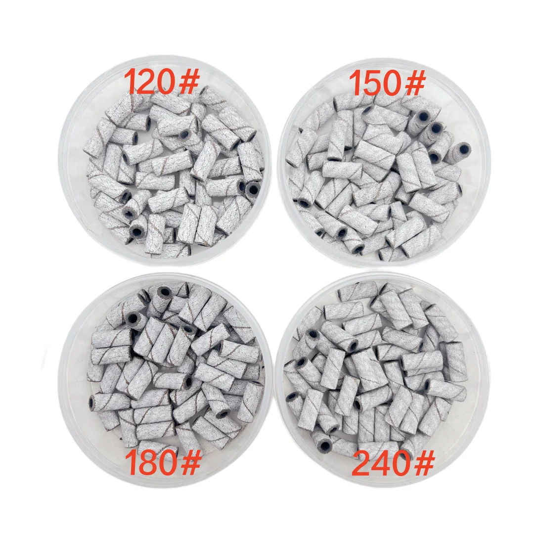 Compact Nail Polish Sand Ring Bearing Set for Nail Repair & Polishing