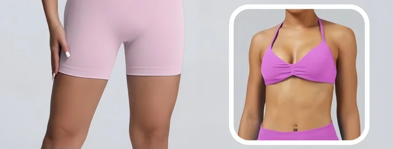 HISTELLO Sport-BH für Damen, nahtlos, Yoga-Unterwäsche, Neckholder-Riemen, offenes Rückendesign, Gym-Top, Workout, Fitness, Lauf-BH – Detail 2