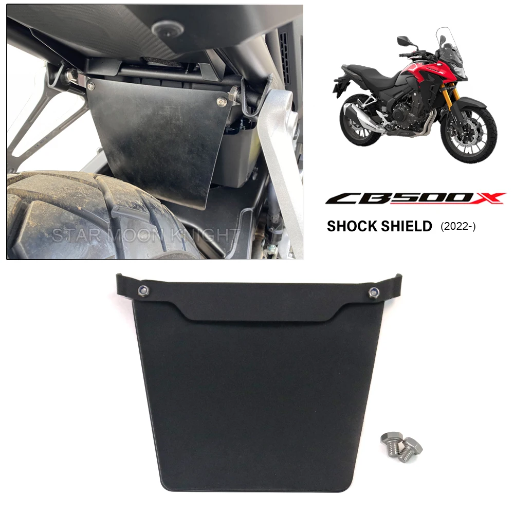 

Shock Shield Protective Cover For Honda CB 500 X 500X CB500 CB500X 2022 2023 Accessories Rear Fender Mudguard Splash Guard