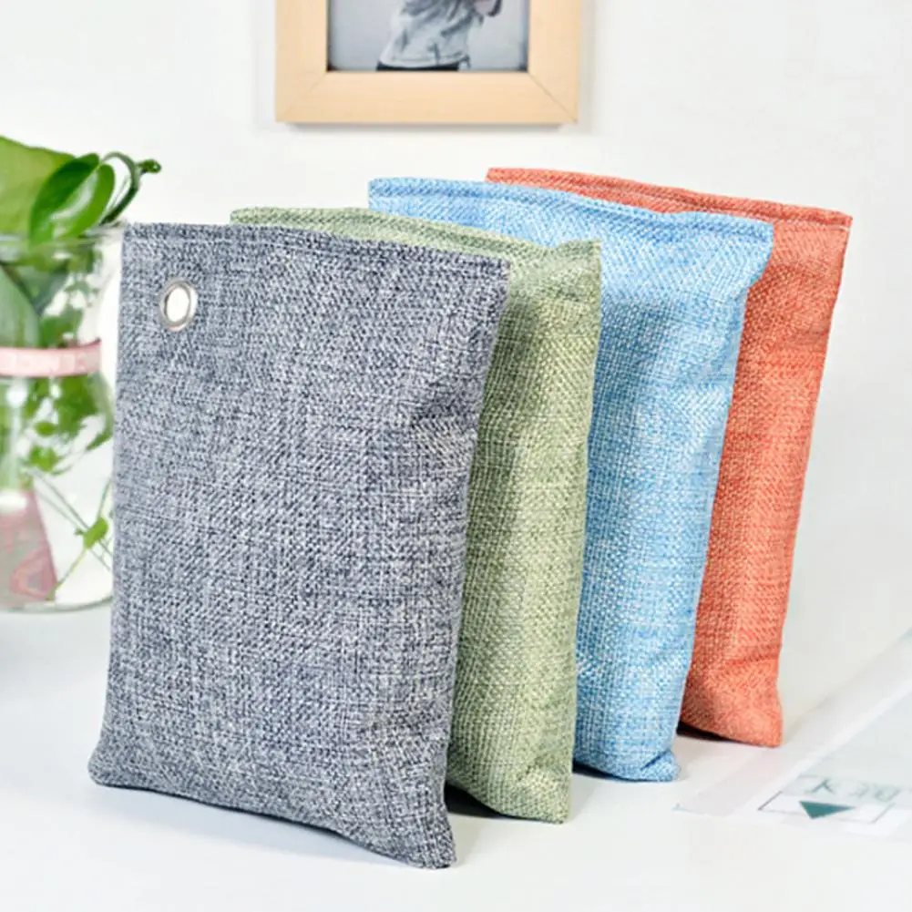Activated Carbon Bag for Odor Removal Natural Bamboo Charcoal Air Purifying Bag Odor Absorber Moisture Remover Portable for Home
