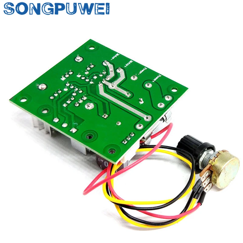 조정 가능한 DC 모터 속도 컨트롤러 모듈, 전위차계 PWM 모터 컨트롤러, CCMHCW, DC 12V-40V, 400W, 10A, 13kHz, 24V, 36V