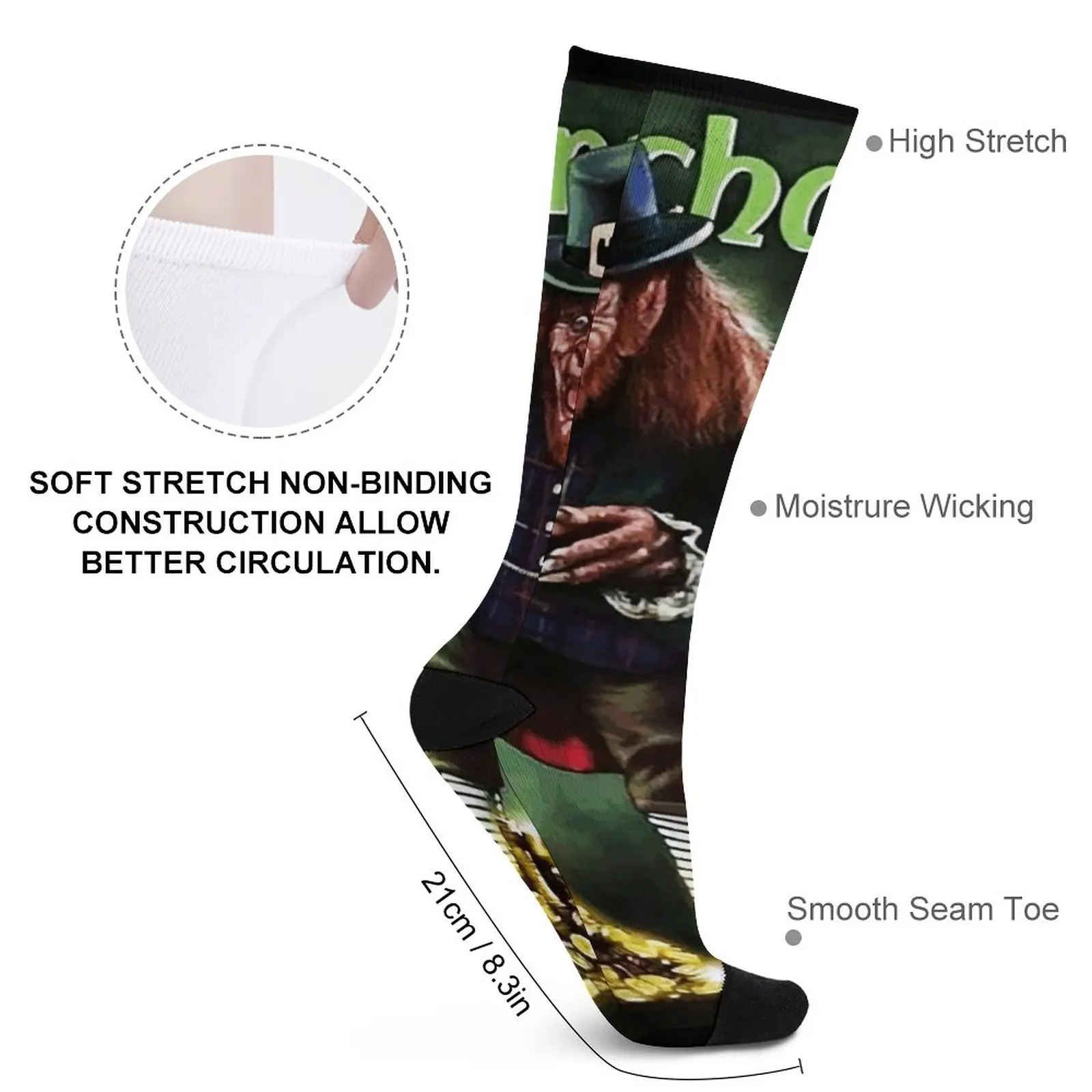 Mens Womens Horro Film Leprechaun 1993 Boys Fans Socks funny sock cotton socks men valentine gift ideas happy socks