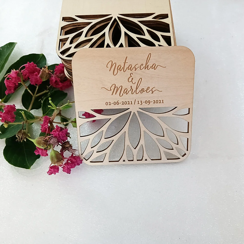 Wholesale Custom Coasters Wedding Coasters personalized Wooden Rustic coasters Save the Date wedding gift wedding favors 2 Sc2e6a8f40f2b464b9a77cfc9e3a8edcc8