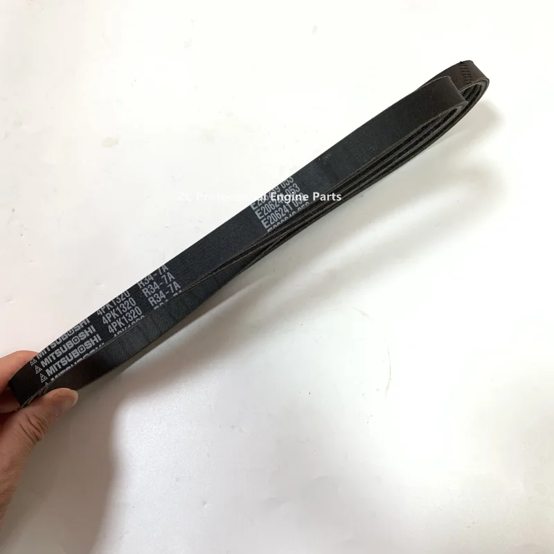 22803447 Original Fan Belt 4PK1320 for VOLVO 120D V3800 Excavator 