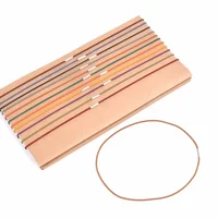 10 Pieces a Set Spare Rubber Band Leather Notebook Accessory for Travelers Notebook Repair Elastic String Bungee Cord 2