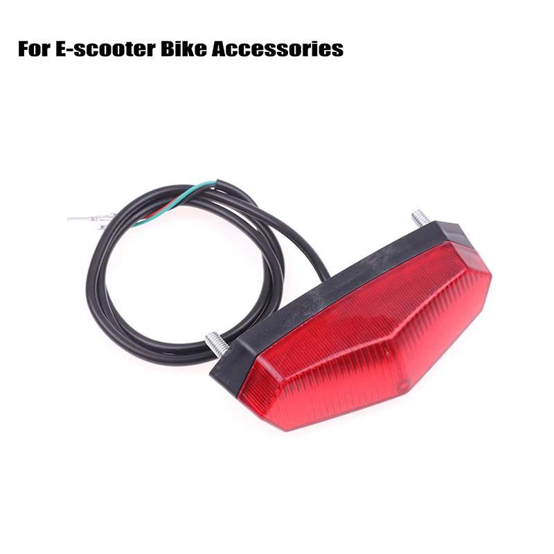 전기 자전거 미등 LED 안전 경고 후방 램프, 전기 스쿠터 Ebike 경고 미등, 자전거 액세서리, 12V-80V