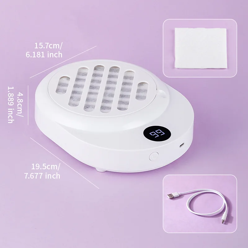 Mini Dust Filter Grinding and Nail Removal Dust Collector Mini Battery-powered N