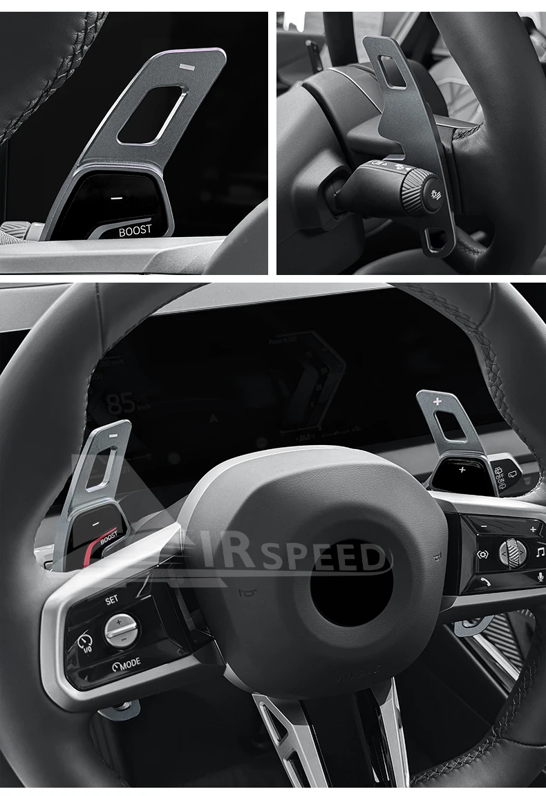 Für BMW X3 G45 2025 X1 U11 2023-2025 5 Serie G60 2024 2025 Innen Trim Aufkleber auto Lenkrad Shift Paddle Shifter – Detail 8