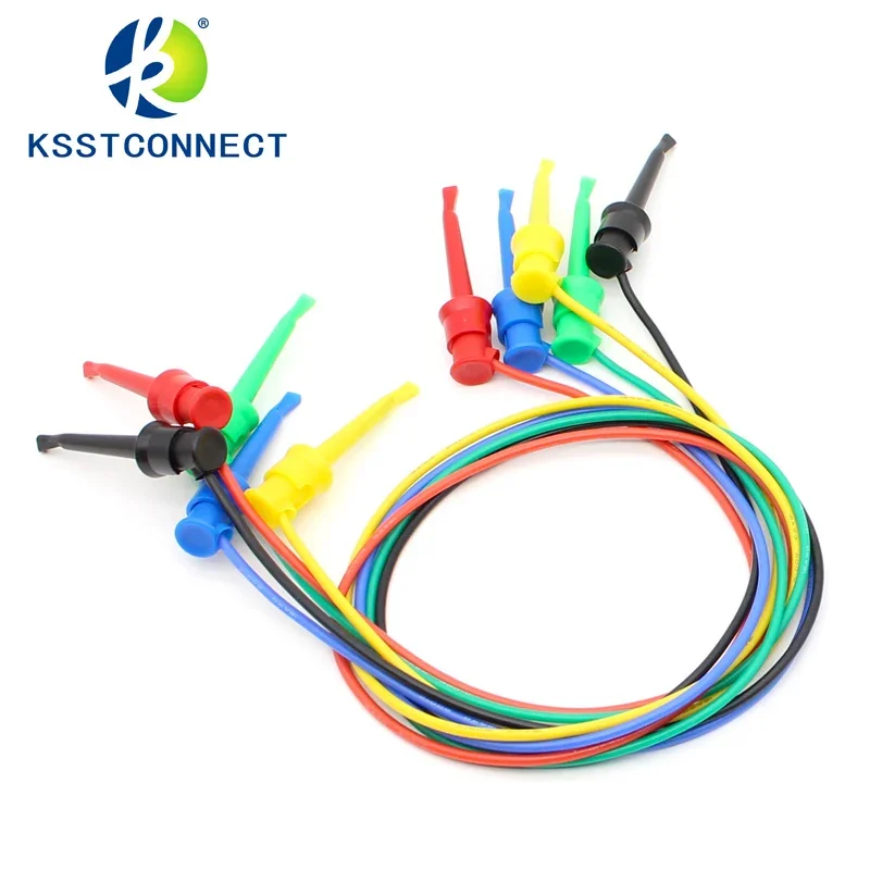 특수 소프트 실리콘 테스트 리드, TL672 18AWG, 두 개의 빠른 테스트 후크..