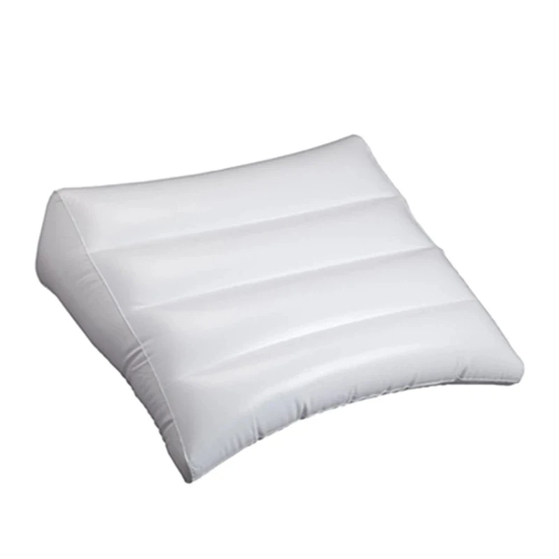 Almohadas de viaje inflables portátiles para el cuello, reposapiés, cojines de siesta de oficina, soporte de descanso, vuelo de Camping