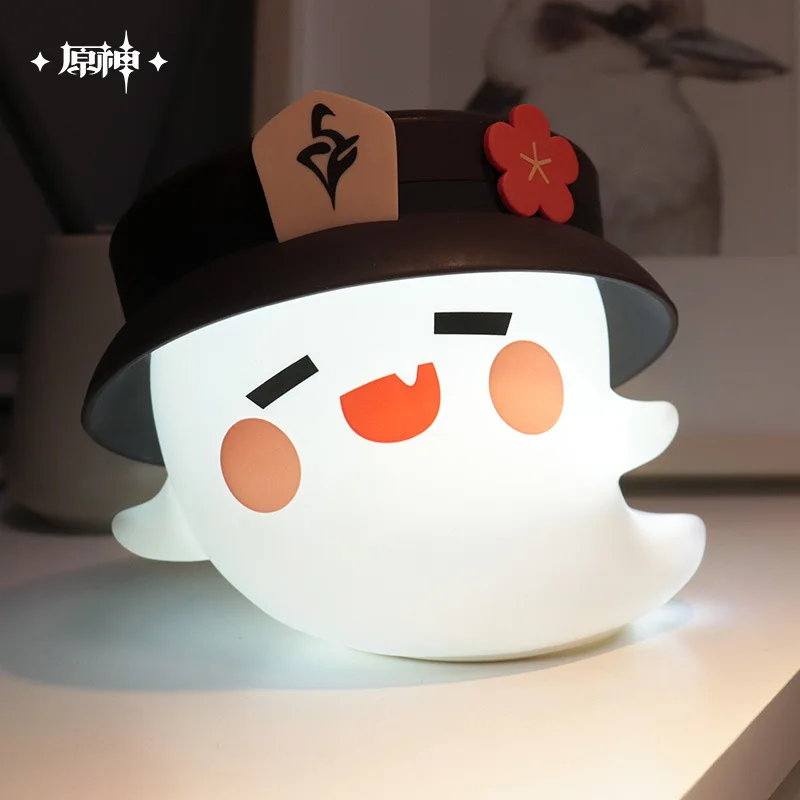 

Genshin Impact Hutao Ghost светильник, декор для спальни, ночник, детский подарок, USB зарядка, украшение для спальни, светодиодный ночник