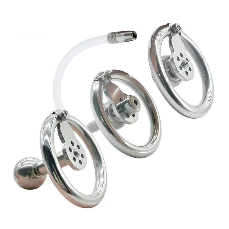 BDSM Male Chastity Cage Penis Rings Metal Sex Toys male chastity cage